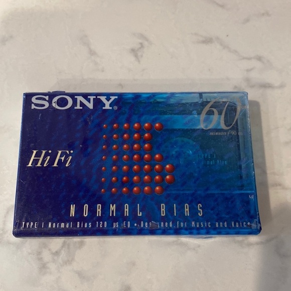 Sony normal bias hi fi 60 minutes blank cassette tapes - Picture 2 of 3